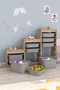 Hanah Home Armario Multiusos Gris Sonomo